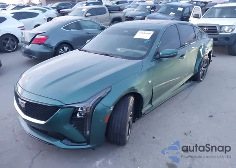 2025 Cadillac Ct5 Sport Rwd из США, поврежденный, VIN 1G6DP5RK7S0112962